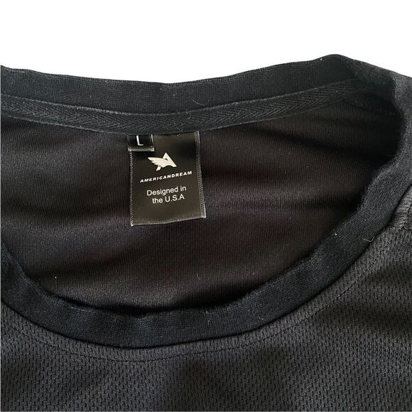 American Eagle men’s size large black long sleeve AE - Picture 3 of 11